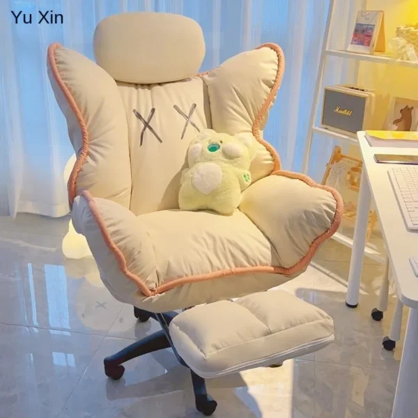 OMGD Computer Chair Home Getaway Chair Backrest Sedentary Lazy Gaming Chair Ins Wind Rental House Room Silla Ejecutivas Home - Image 3