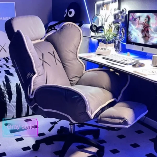 OMGD Computer Chair Home Getaway Chair Backrest Sedentary Lazy Gaming Chair Ins Wind Rental House Room Silla Ejecutivas Home - Image 6