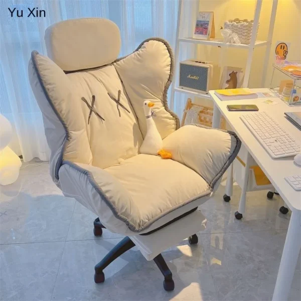 OMGD Computer Chair Home Getaway Chair Backrest Sedentary Lazy Gaming Chair Ins Wind Rental House Room Silla Ejecutivas Home - Image 2
